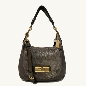 COACH 18306 Kristin Python Embossed Bag